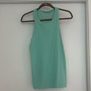 Mint Green Sleeveless Women's Top